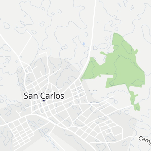 Map of La Huerta