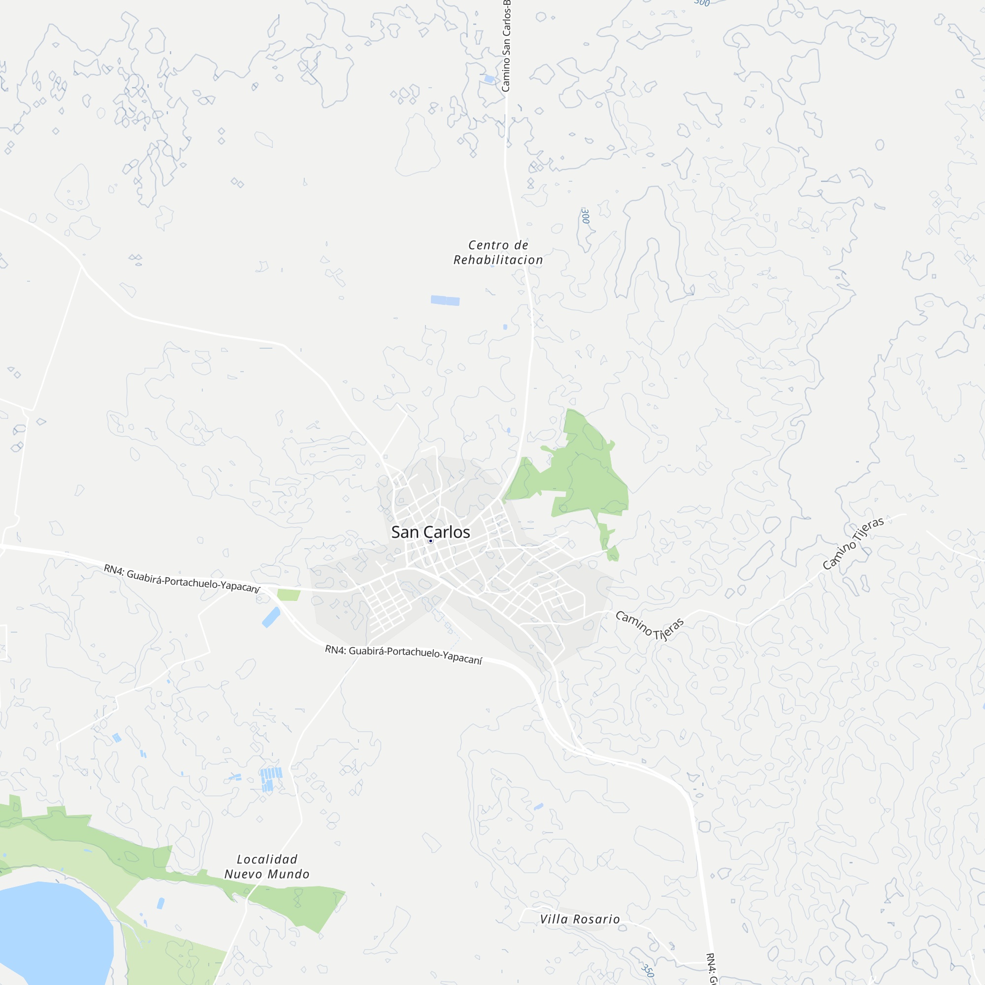 La Huerta map