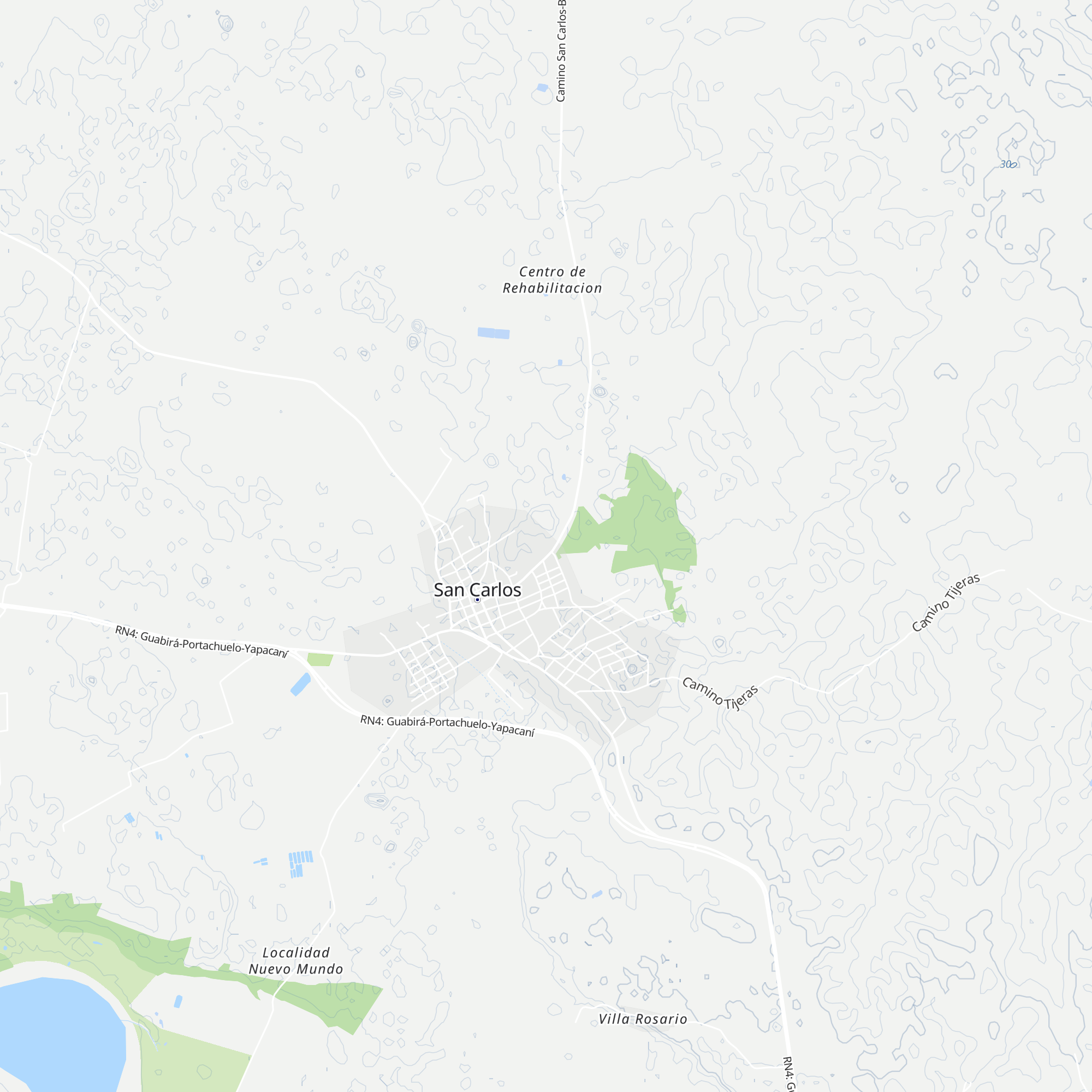 La Huerta map