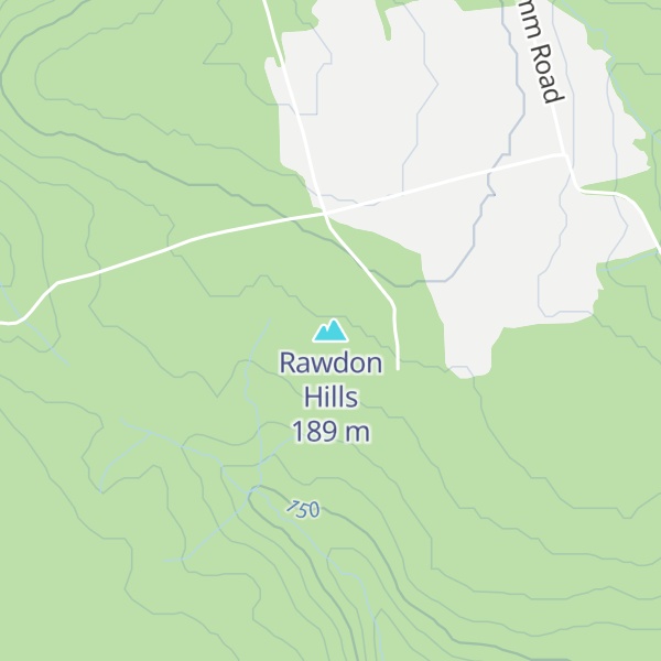 Map of Rawdon Hills
