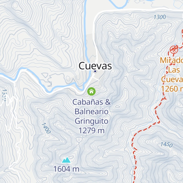 Map of Cabañas & Balneario Gringuito