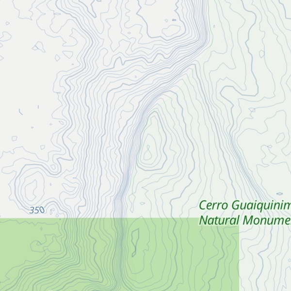 Map of Tepuy Aradamba