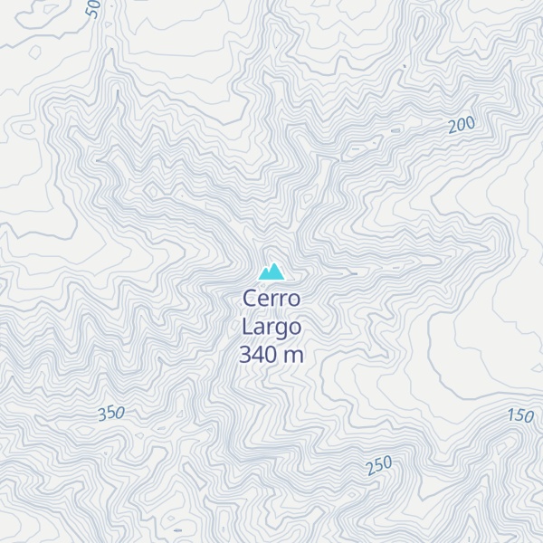 Map of Cerro Largo
