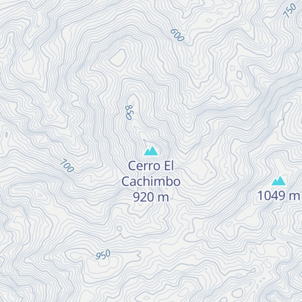 Map of Cerro El Cachimbo