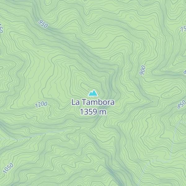 Map of La Tambora