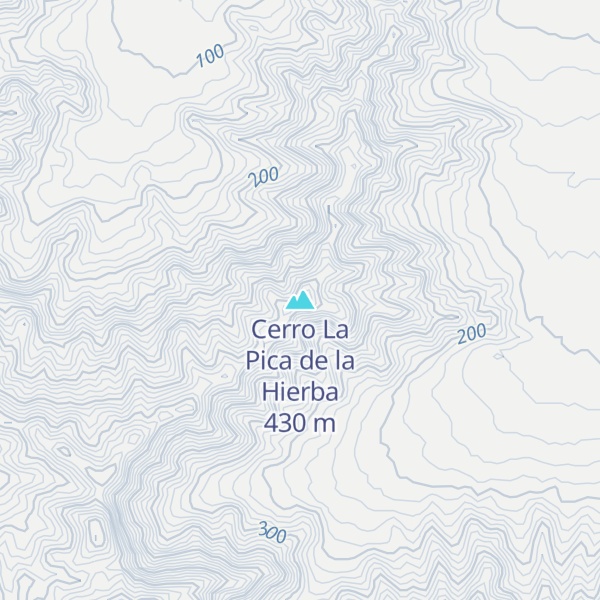 Map of Cerro La Pica de la Hierba