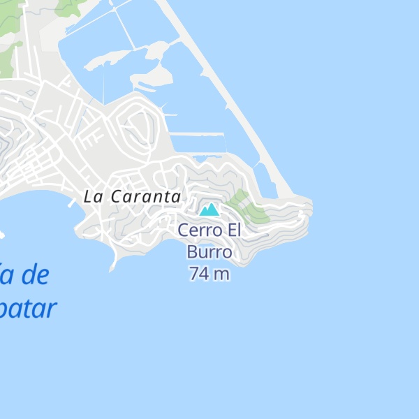 Map of Cerro El Burro