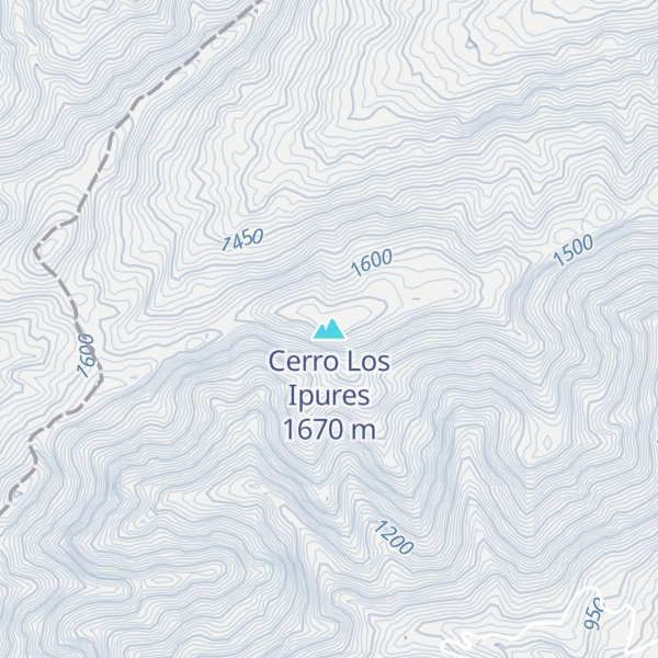 Map of Cerro Los Ipures