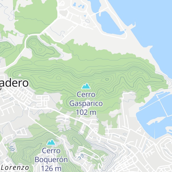 Map of Cerro Gasparico