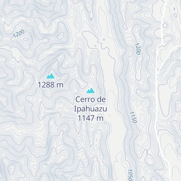 Map of Cerro de Ipahuazu