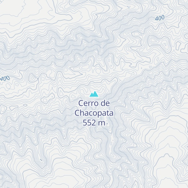 Map of Cerro de Chacopata