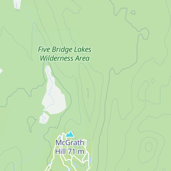 Map of Dwyer Ridge