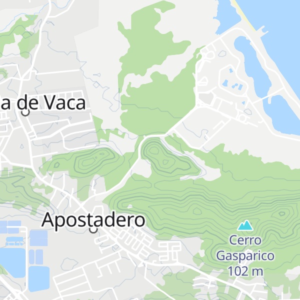 Map of Cerro Lagunamar