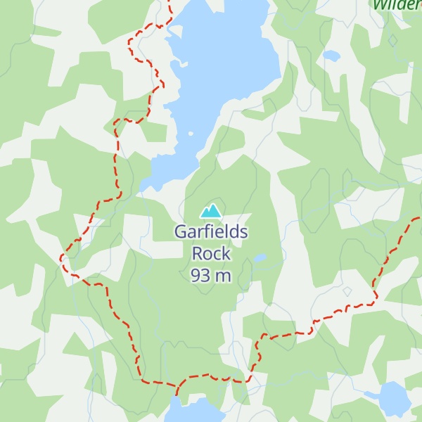 Map of Garfields Rock