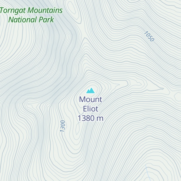Map of Mount Eliot