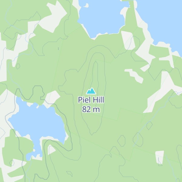 Map of Piel Hill