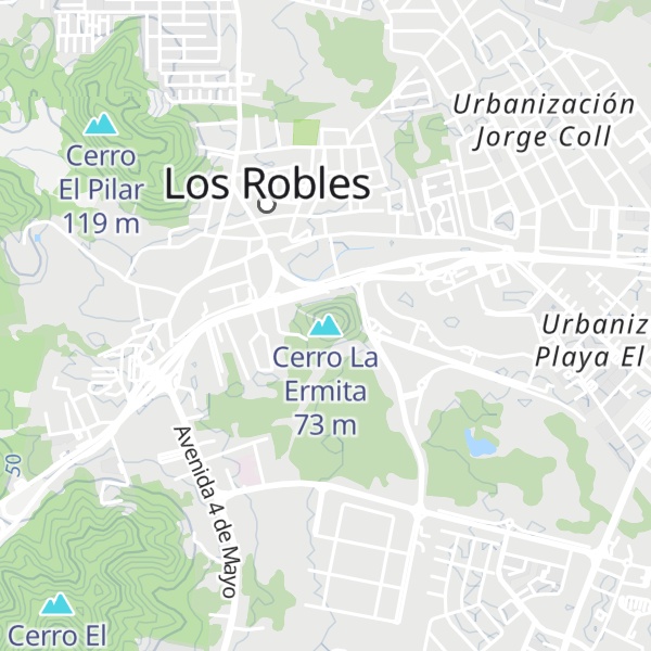 Map of Cerro La Ermita