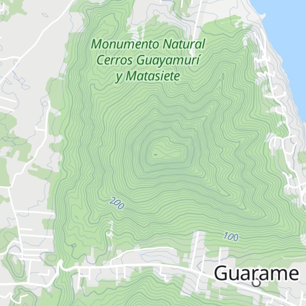 Map of Cerro Guayamurí