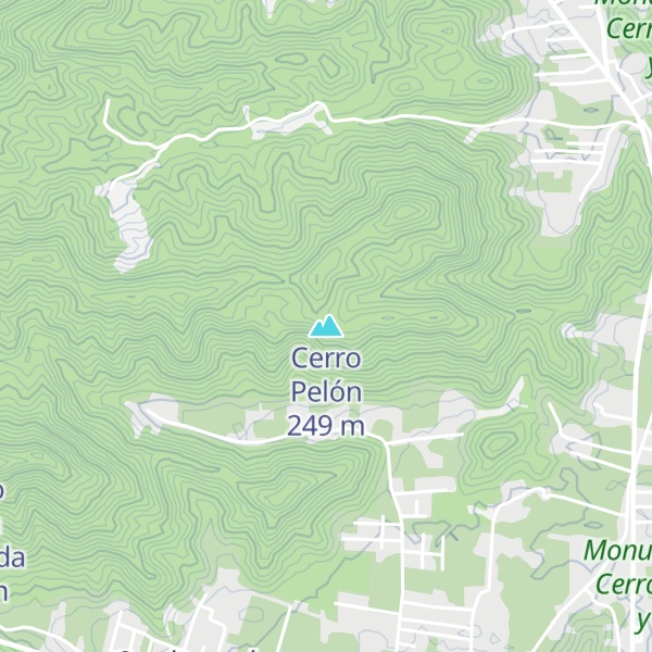 Map of Cerro Pelón