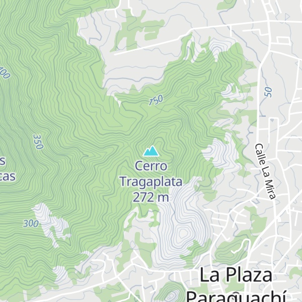 Map of Cerro Tragaplata