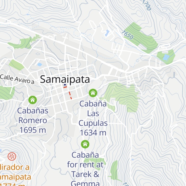 Map of Cabaña Las Cupulas