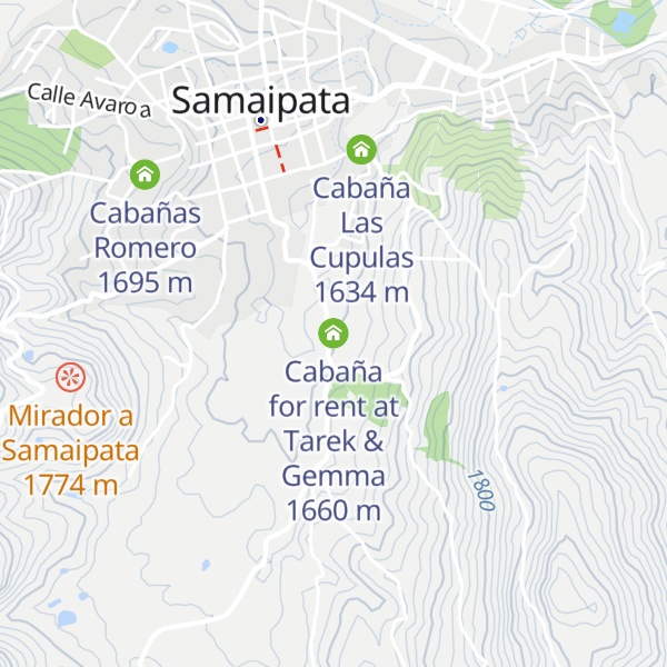 Map of Cabaña for rent at Tarek & Gemma