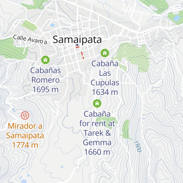 Map of Cabañas Pierangeli