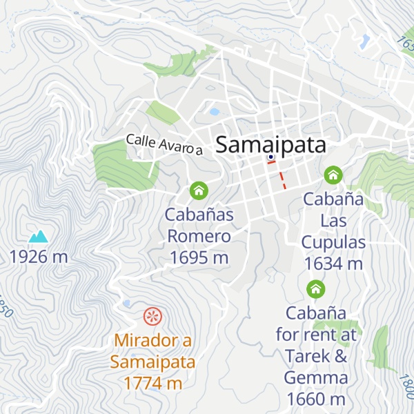 Map of Cabaña Flor de la Vida