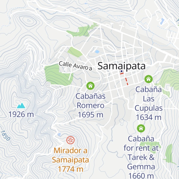 Map of Cabañas Campeche
