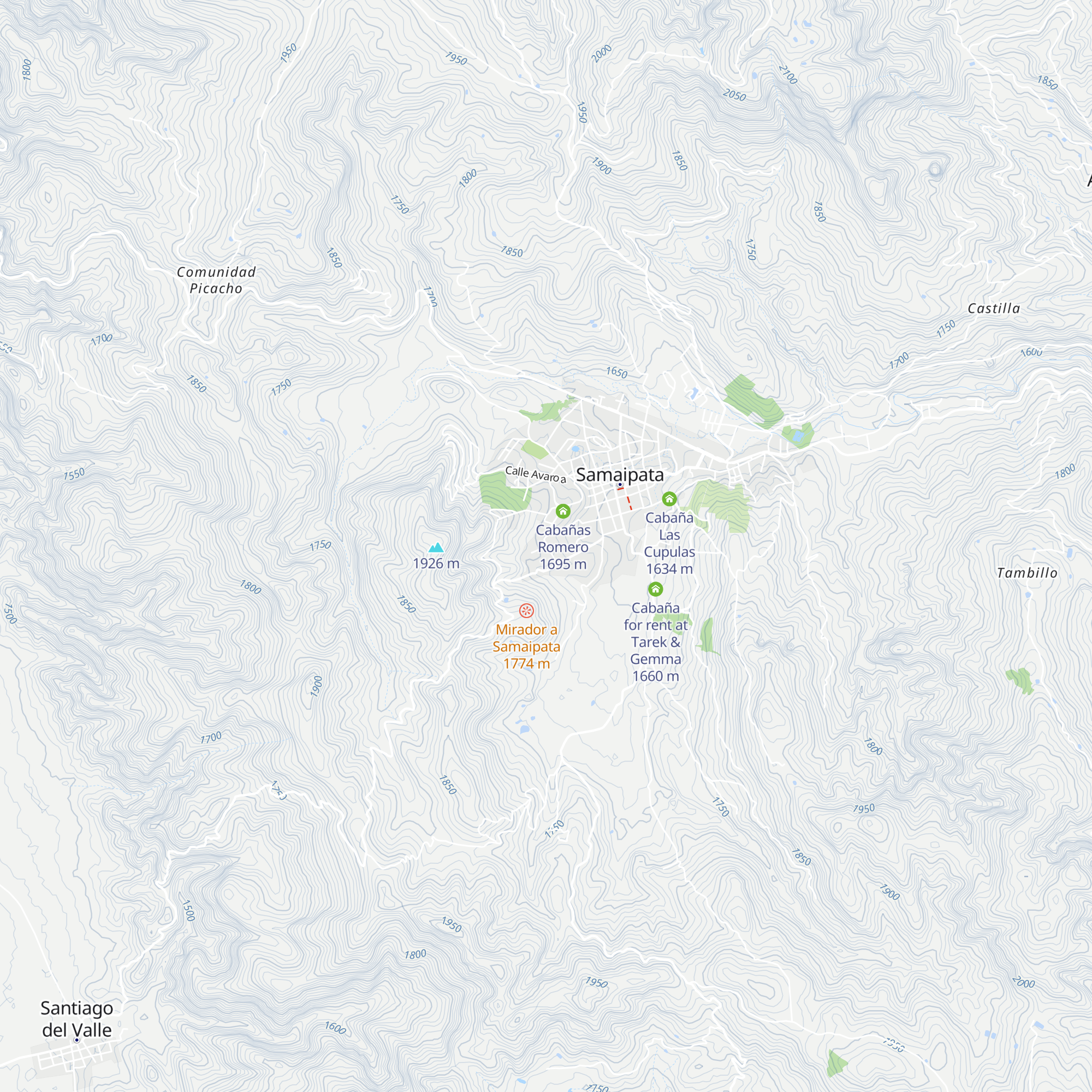Cabañas Pino y Lavanda map