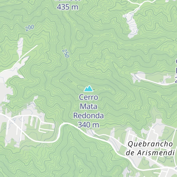 Map of Cerro Mata Redonda