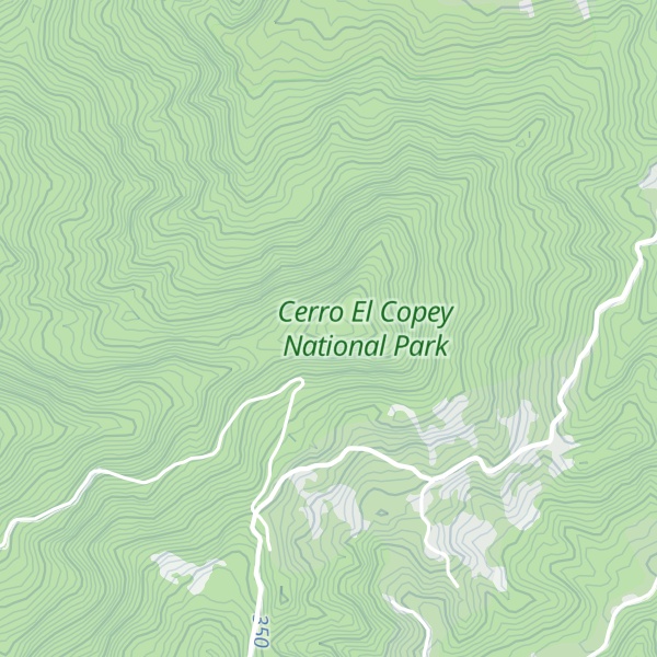 Map of Cerro La Llanada