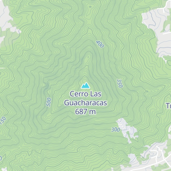 Map of Cerro Las Guacharacas