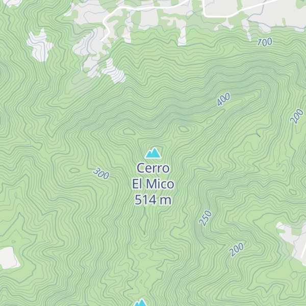 Map of Cerro El Mico