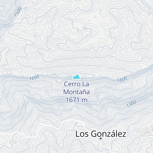 Map of Cerro La Montaña