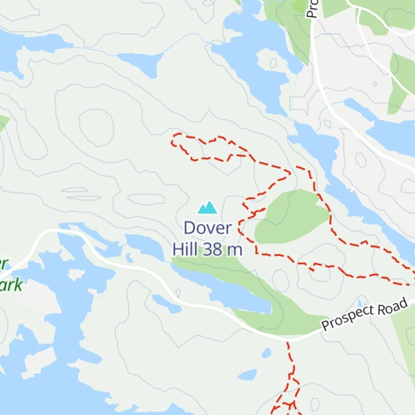 Map of Dover Hill