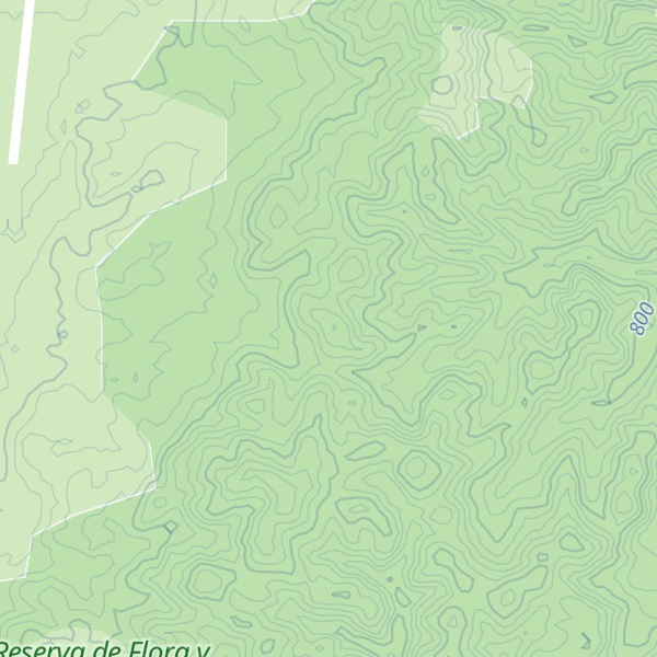 Map of Cerro Canto Blanco