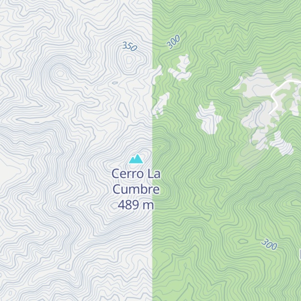 Map of Cerro Santa Elena