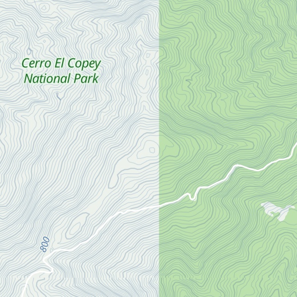 Map of Cerro Palma Real