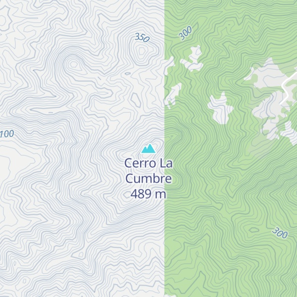 Map of Cerro La Cumbre