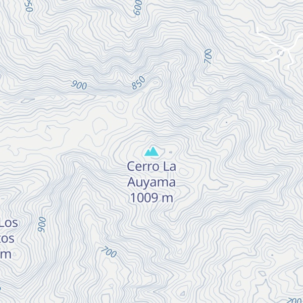 Map of Cerro La Auyama