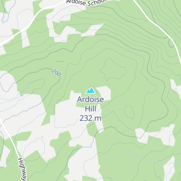 Map of Ardoise Hill