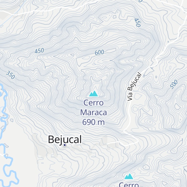 Map of Cerro Maraca