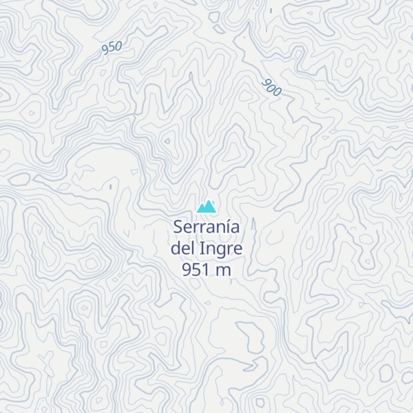 Map of Serranía del Ingre