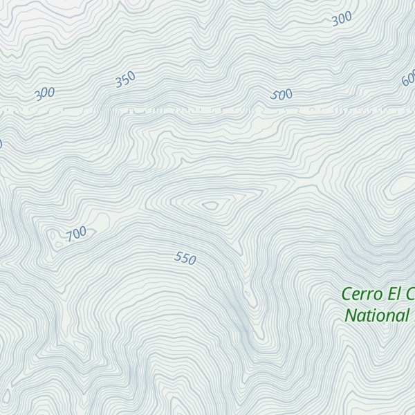 Map of Montaña de Copey
