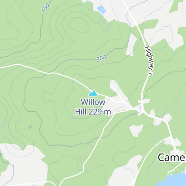 Map of Willow Hill