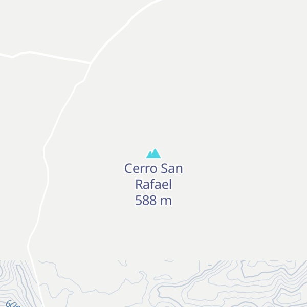 Map of Cerro San Rafael