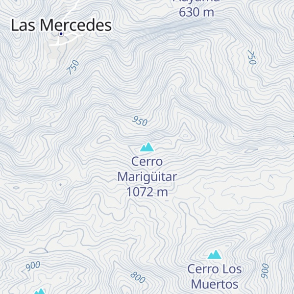 Map of Cerro Marigüitar