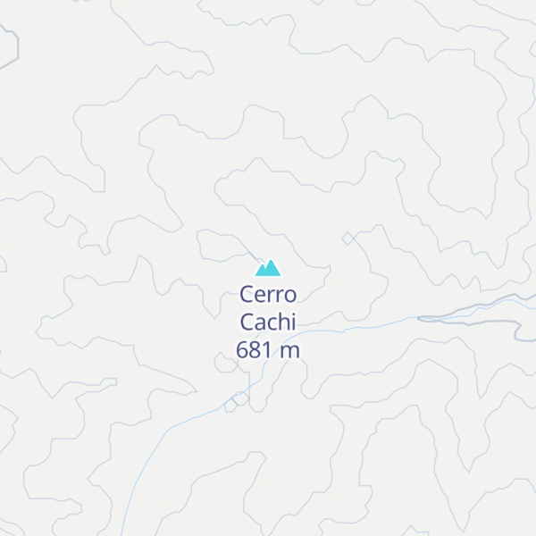 Map of Cerro Cachi