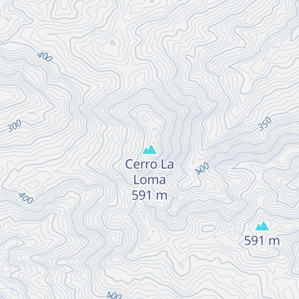 Map of Cerro La Loma
